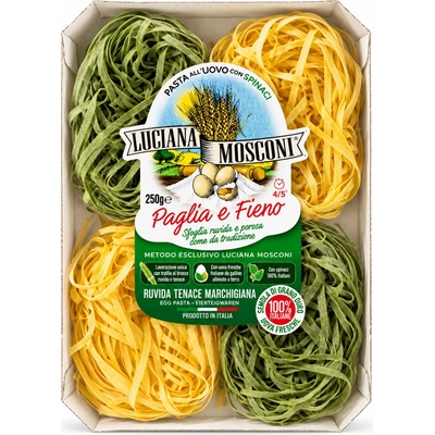 Luciana Mosconi Paglia e Fieno špenátové sušené vaječné těstoviny 250 g