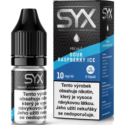 SYX Sour Raspberry Ice 10 ml 10 mg