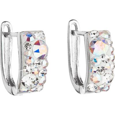 Evolution Group stříbrné s krystaly Crystals from Swarovski® AB 31123.2