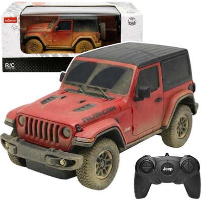 Rastar Auto JEEP Wrangler Rubicon RTR červené 1:24