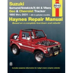 Suzuki Samurai, Sidekick, X-90 & Vitara, Geo/Chevrolet Tracker (86 - 01) | J H Haynes (ISBN: 9781563924323)