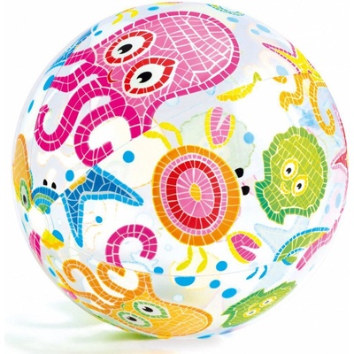 Intex Nafukovací plážový míč s potiskem 61cm