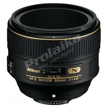 Nikon 58mm f/1.4G