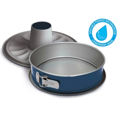 Guardini Форма за торта XBAKE 26 cм, с 2 основи, синя, стомана, Guardini (GD10026SGPBSGNAM)