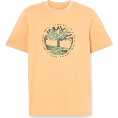 Timberland Tree Logo Lake House Graphic Tee Light Wheat Boot