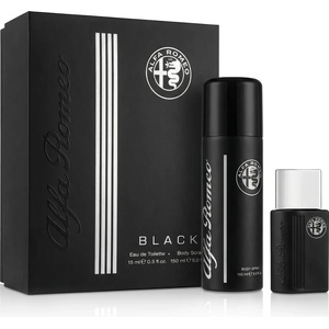 Alfa Romeo Black Подаръчен комплект EDT 15 ml + спрей за тяло 150 ml