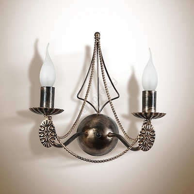 Light4home Стенна лампа VANESSA 2xE14/40W/230V тъмно (LH0207)