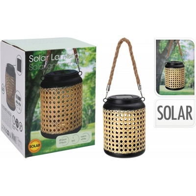 Lepaso Kovová solární lucerna LED 16x12 cm (135246 041 DX9300300 lampa LED solar)