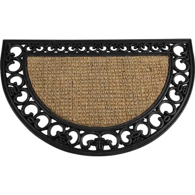 Siena Garden 3751441200 Gazelle gumové kokos černý přírodní 45 x 75 cm