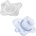 Chicco Physio Forma Mini Soft 0-2m биберон Blue/Transparent 2 бр