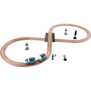 Hape Влакова композиция с 8 фигури за безопасност