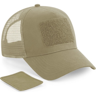 Beechfield B 641 Removable Patch Trucker 5 panelová COT530641zd399-desert sand Písková