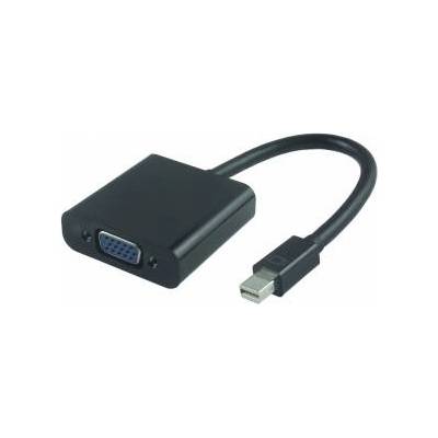 MicroConnect Active Mini DP - VGA Adaptor Mini DP M - VGA Female, Black Connect a VGA display to a Mini-DisplayPortŽ-equipped PC or MacŽ computer