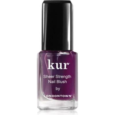 Londontown Kur Sheer Strength Nail Blush zpevňující a rozjasňující tónovaná péče na nehty odstín Concord 12 ml