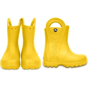 Crocs Детски гумени ботуши Crocs Handle It Rain Boot Kids Wellington boots - Yellow - размер 30-31 (EU) (731-0075-0523)