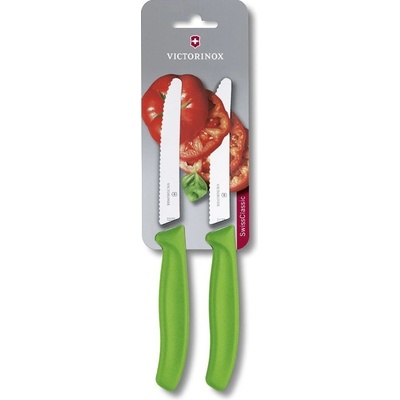 Victorinox Sada 2 ks nožů na rajčata Swiss Modern 11cm zelená