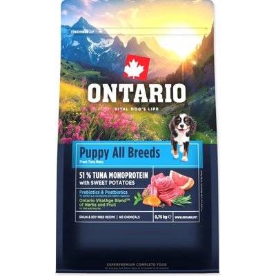 Ontario Monoprotein Tuňák & batáty 0,75 kg