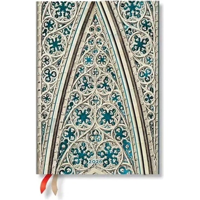 Paperblanks Планер Vault of the Milan Cathedral, Midi, верти (1570181449)