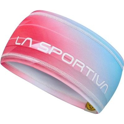 La Sportiva Racer headband Malibu Blue/Hibiscus