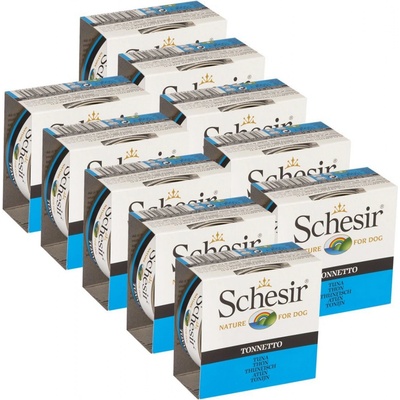 Schesir Adult dog tuniak v želé 10 x 150 g