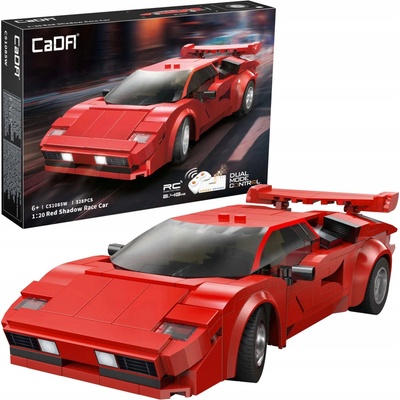 IQ models Programovateľná RC stavebnica 1:20 Red Shadow Race Car - 328 dielikov