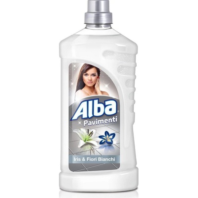 Alba Čistiaci Prostriedok Na Podlahy Biely Kosatcový A Kvetinový 1 l