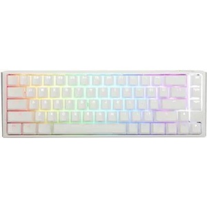 Ducky One 3 Pure White SF 65 Hotswap Cherry MX Blue (DKON2167ST-CUSPDPWWWSC1) Клавиатури