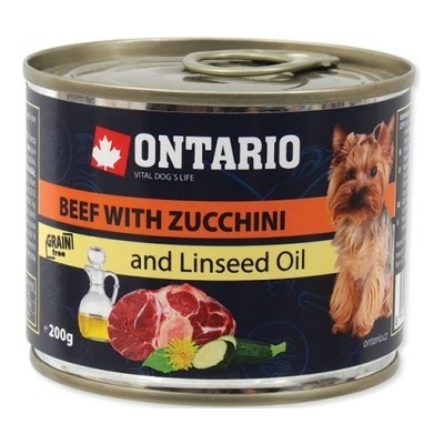 Ontario mini beef, zucchini, dandelion and linseed oil 200 g