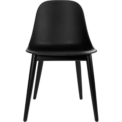 Audo Harbour Side Chair Wood black / black oak