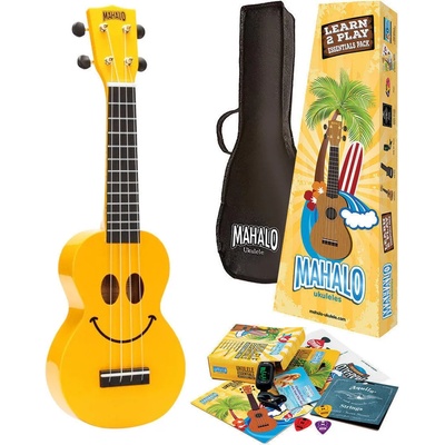Mahalo U-SMILE Kit Yellow Сопрано укулеле (U-SMILE-YWK)