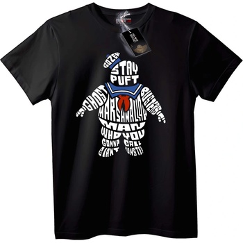 NOONEBRAND Тениска с Stay Puft от Ghostbusters - XL, Black