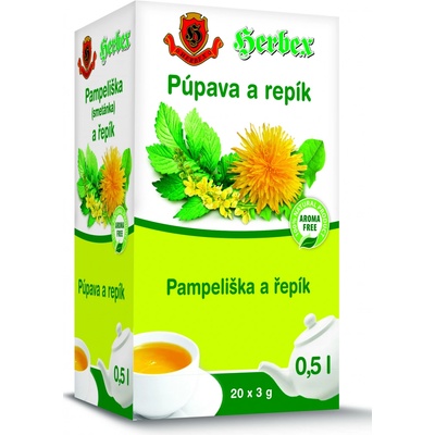 Herbex Pampeliška a řepík 20 x 3 g
