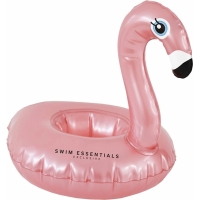 Swim Essentials Nafukovací držiak na pohár Plameniak rosegold