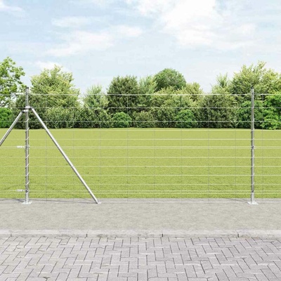 vidaXL Svařovaná drátěná plotina s betonovou základnou 25 x 1,2 m