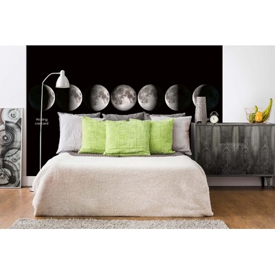 DIMEX ART Самозалепваща се флизелинова фототапета фази на луната 375 x 250 см