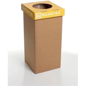 RECOBIN Кош за рециклирани отпадъци, 20 л, RECOBIN "Mini", жълт