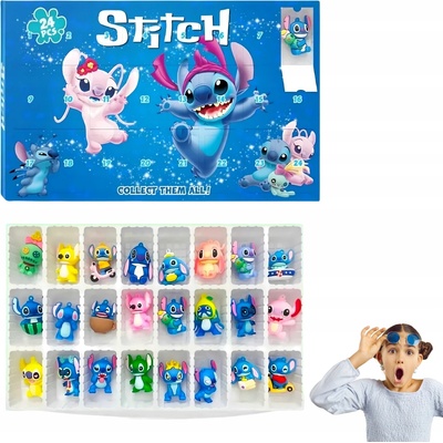 ADVENTSKÝ KALENDÁŘ LILO A STITCH 2025 – 24 FIGUREK PŘEKVAPENÍ DISNEY
