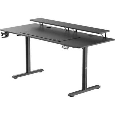 Гейминг бюро Ultradesk - Highlander XXL, 72-117 cm, черно (UDESK-HGXL-BB)