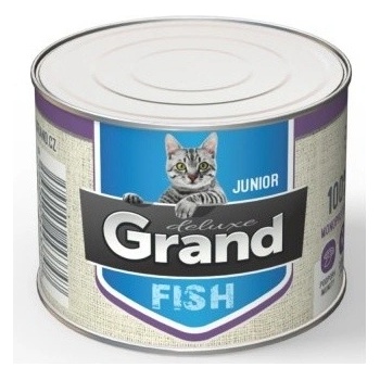 Grand deluxe 100%RYBÍ pro kočku Junior 180 g