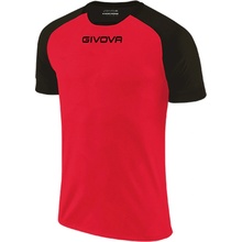Givova Capo Futbalový dres MC červeno čierna MAC03 1210