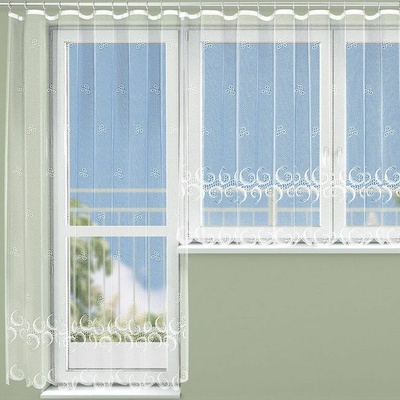 Žakárová záclona Tylex REBECA balkonové dveře 200 x 250 cm