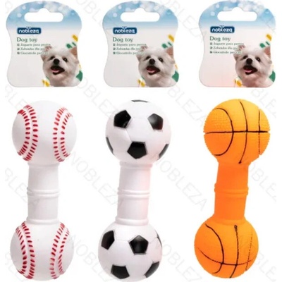 Nobleza gumová činka Sport Series 16,5 cm bílá