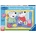 Ravensburger Детски пъзел Ravensburger от 35 части - Прасенцето Пепа среща родителите на Пени (5705)