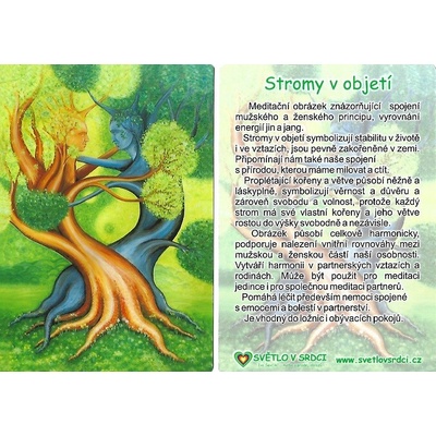 Stromy v objetí - harmonizační obrázek