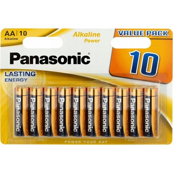 PANASONIC Alkaline Power AA 10ks LR6APB/10BW