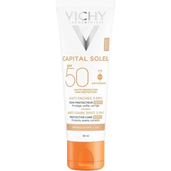 Vichy Capital Soleil Тониран крем против пигментни петна 3 в 1, SPF50+, 50 ml