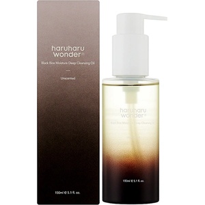 haruharu wonder Black Rice Moisture Deep Cleansing Oil почистващо и премахващо грима масло за чувствителна и нетолерантна кожа унисекс 150 мл