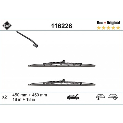 SWF Das Set 450+450 mm 116226