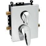 FERRO Metalia 55 - Скрита батерия за 2 уреда с корпус, хром BOX55052R, 0 (BOX55052R,0)