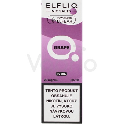 ELFLIQ Nic SALT - Hrozno 10 ml 20 mg